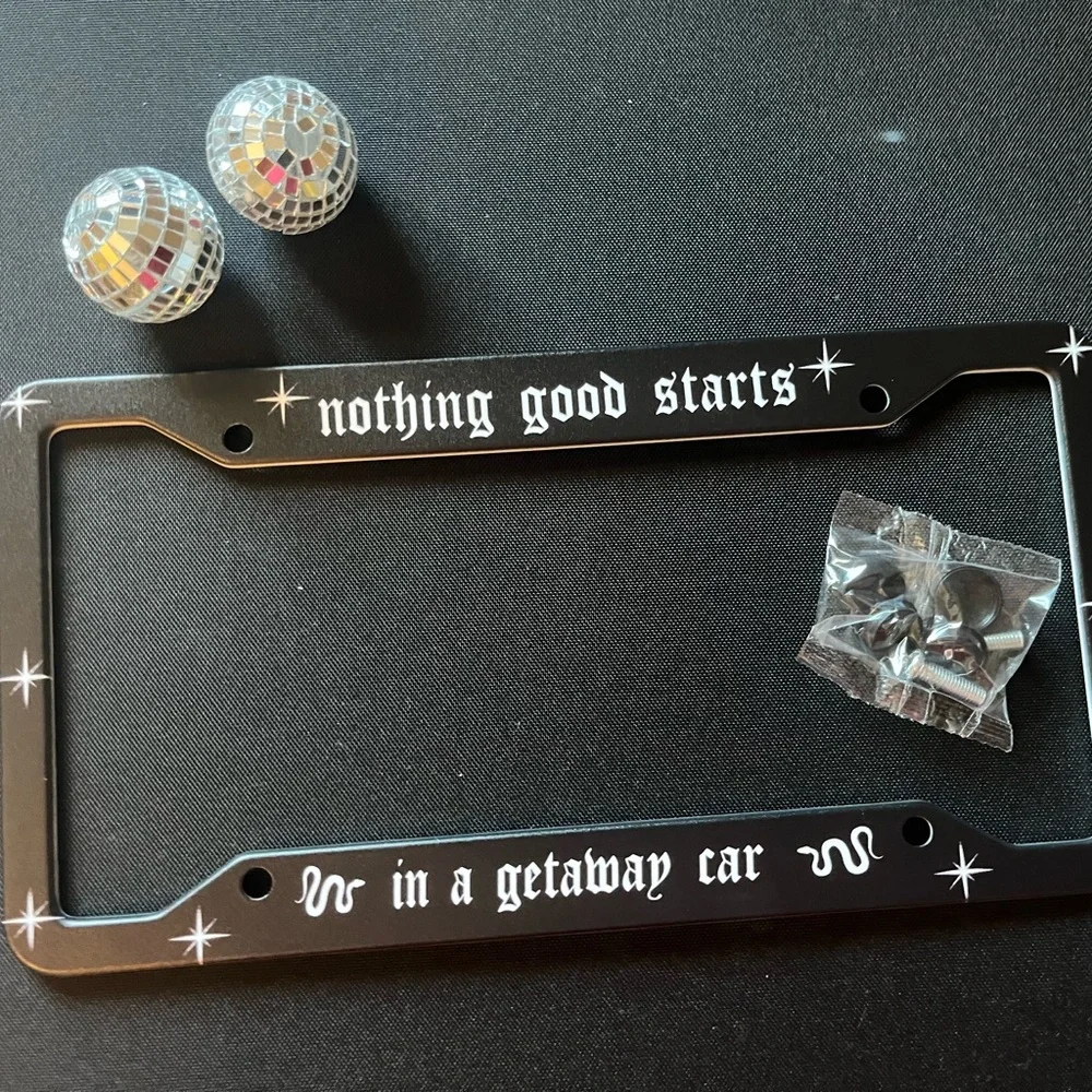 Reputation License Plate Holder Taylor Swift Rep Swiftie Car Accessory - Picture 2 of 2